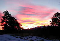 12/01 SUNRISE OVER PIKES PEAK