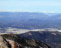 OURAY RIDGE FROM PIKES PEAK